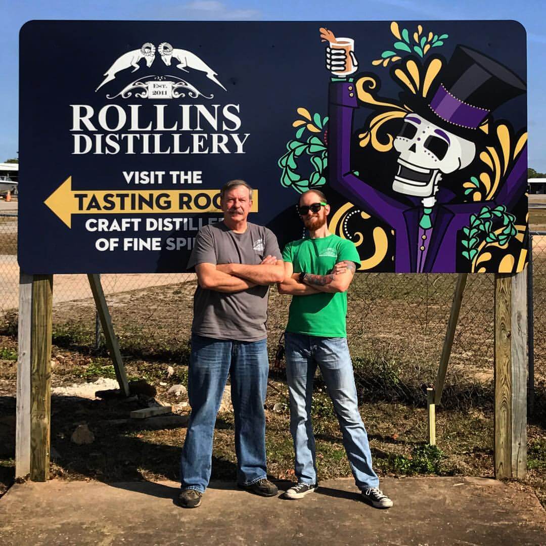 Paul and Patrick Rollins of Rollins Distillery