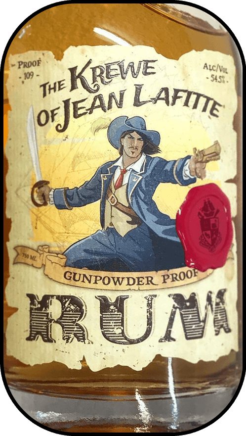 Krewe of Jean Lafitte Gunpowder Proof Rum